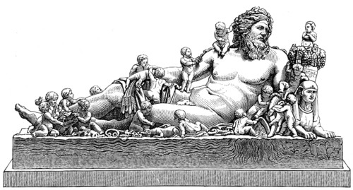 Nilus or Neilos, the god of the Nile river, Greek mythology