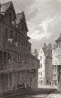 The West Bow, Edinburgh, Scotland, 19th century, Views in Edinburgh by J. & H. S. Storer