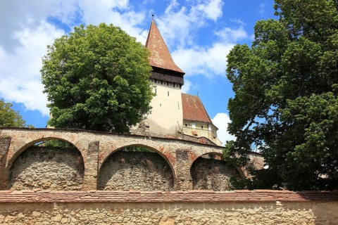 Romania, the fortified church of Biertan, German Birthälm, municipality in the district of Sibiu in