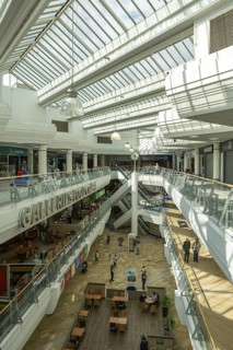 Interior of The Galleries Shopping Centre, Broadmead, city centre of Bristol, England, UK