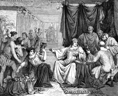 Alaric I forced the Roman Senate to pay a large subsidy to the Visigoths, sack of Rome in 410