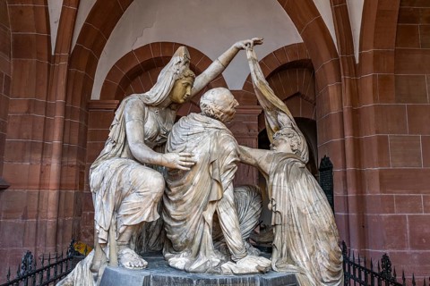 Group of figures as a memorial to Friedrich Karl Joseph von Erthal, Collegiate Church of St. Peter