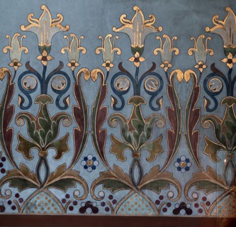 Wall painting, Russian chapel, Mathildenhöhe Darmstadt, UNESCO World Heritage, Germany