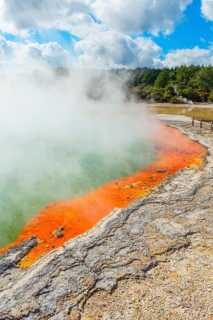Champagne pool, Waiotapu Thermal Park, Waiotapu, Rotorua, Bay of Plenty, North Island, New Zealand