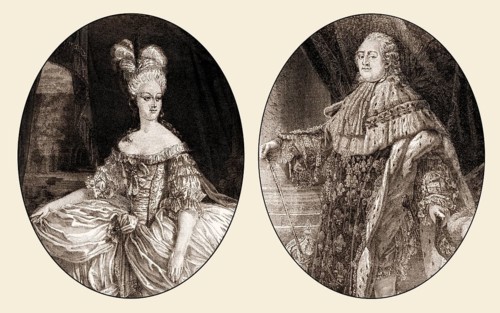Louis XVI, king of France and Marie Antoinette, Queen of France
