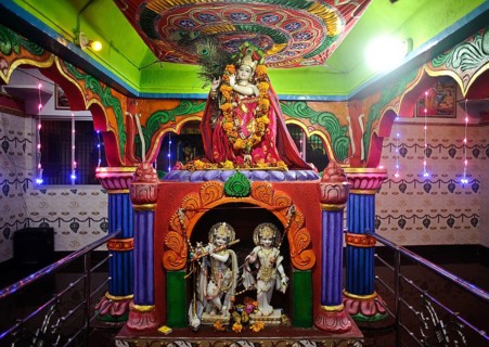 Temple dedicated to the hindu god Krishna in Odisha, India