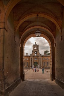 Blenheim Palace, the largest non-royal aristocratic residence in Great Britain, built by Queen Anne