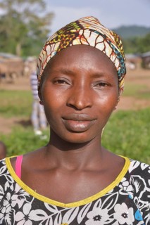 Portrait of a woman in Waiima, Kono District, Sierra Leone