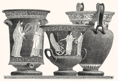 Milk vessels from ancient Greece