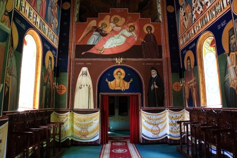 Freken in the interior, Sfantul Ilie Paltinul monastery, Holy Prophet Elias Paltinul monastery,
