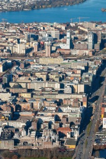 Architecture, Office buildings, Office building, Aerial view, Alster, City, City South, Industry,
