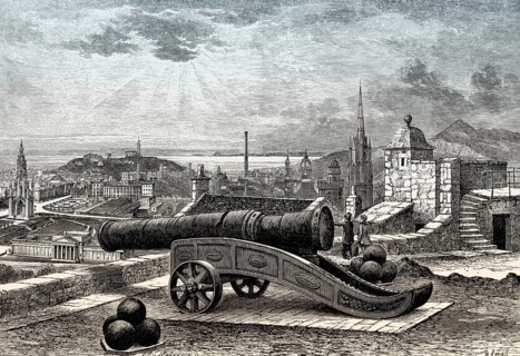 View of Edinburgh from the Mons Meg Battery, Scotland, 19th century