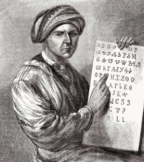 Sequoyah, George Gist oder George Guess, ca. 1770-1843, ein Cherokee-Silberschmied, erfand die