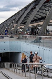 New bicycle car park at Amsterdam Central Station, IJboulevard, space for around 4000 bicycles,