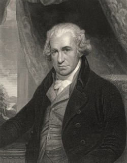 James Watt, 1736 - 1819, schottischer Erfinder der Dampfmaschine