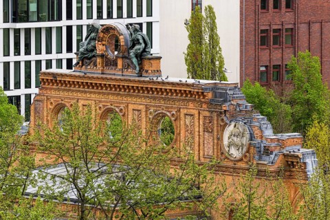 Ruins of Anhalter Bahnhof on Stresemannstraße