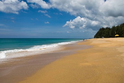 Mai Khao Beach in the north of the Thai holiday island Phuket, Thailand, Siam, Asia, Southeast