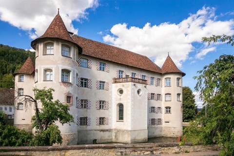 Das Wasserschloss in Glatt, Germany, Dorf Glatt, Burg, palace gardens, Sulz, Neckar, Studio,