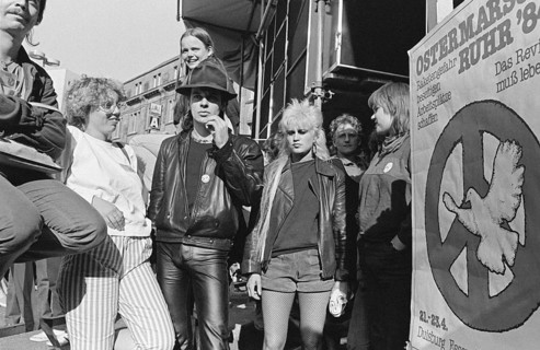 Udo Lindenberg at the Easter March Ruhr 1984, Dortmund, Germany