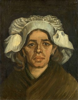 Head Of A Woman, painting by Vincent Willem van Gogh (born 30 March 1853 in Groot-Zundert, died 29
