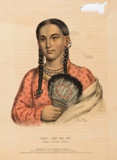Rant Che Wai Me. Female Flying Pigeon (1838), Native American, Historical Native American tribes