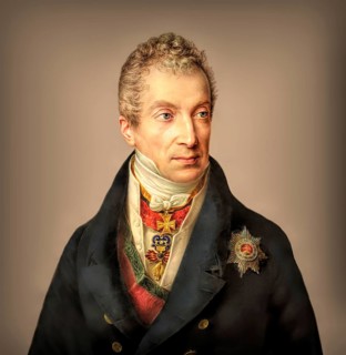 Portrait of Prince Klemens Wenzel von Metternich, 1773-1859, statesman in Imperial Austria, digital