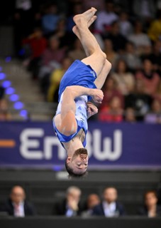 Artem Dolgopyat ISR Floor Action Gymnastics, EnBW DTB-Pokal, Porsche-Arena, Stuttgart,