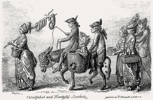 The pilgrimage to French Buchholz, the artist's children on a Sunday excursion, Daniel Niklaus