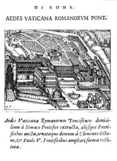Palazzo Pontificio di S.Pietro, Papal Palace, Vatican, Rome, Italy, Historical, digitally enhanced