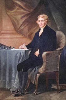 Thomas Jefferson 1743-1826, Third President of the United States, Primary Author, Writer of