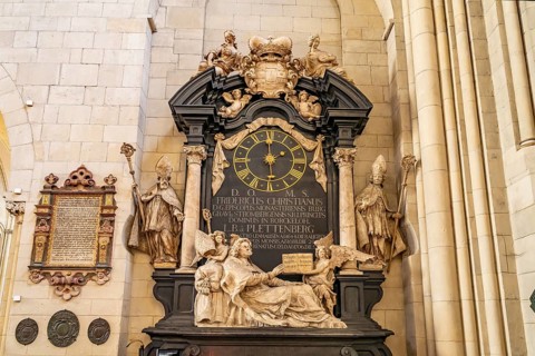 Tomb of Friedrich Christian von Plettenberg in St. Stephen's Cathedral in Münster, North