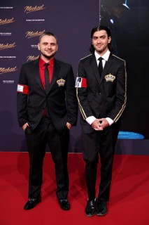Prince Jackson, Bigi Jackson - the sons of Michael Jackson - International Premiere of MICHAEL,