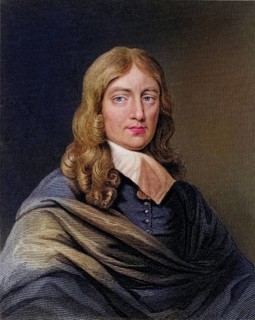 John Milton (1608-1674), English poet, born in Cheapside, London. British literature, Historical,