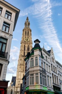Cathedral of Our Lady, Grote Markt, Antwerp, Flanders, Belgium