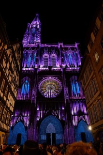 Illumination of the Cathédrale Notre Dame de Strasbourg, Strasbourg Cathedral, Unesco World