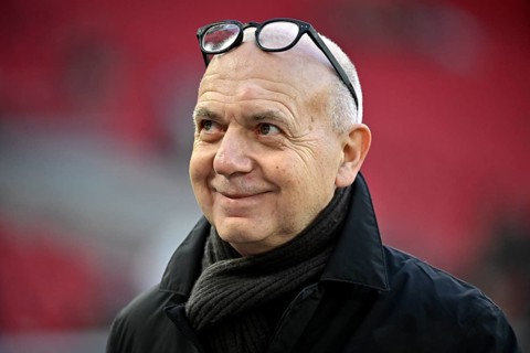 President Bernd Neuendorf GER Portrait smiles soccer DFB international match Germany GER vs Ghana