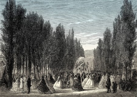 Alameda de las Delicias, Santiago, Chile, South America, 19th century