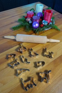 Swabian cuisine, Swabian Christmas biscuits, moulds for the preparation of Ausstecherle, shortbread