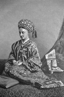 The wife of Shir Ali Khan or Sher Ali, Sher Ali, 1825, 21 February 1879, Emir of Afghanistan from