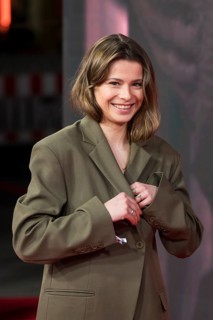 Luisa Neubauer (climate activist) at the premiere of the film Wunderschöner at Berlin's Zoo Palast