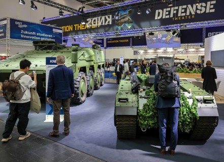 Düsseldorf, North Rhine-Westphalia, Germany - KNDS, The Boxer UxV CS (Control Station) military