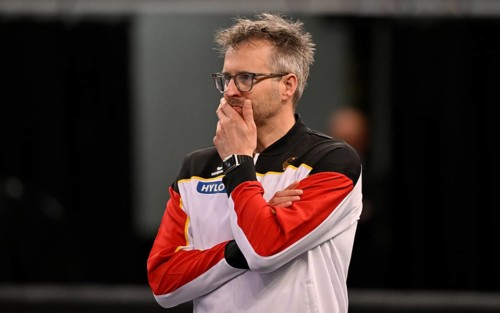 National Coach Women Germany Gerben Wirsma GER Portrait reflective gymnastics, EnBW DTB Cup,