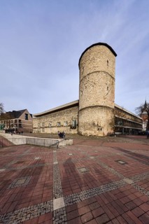 Beginenturm, city fortification, defence defence tower, general architecture, city wall, metal