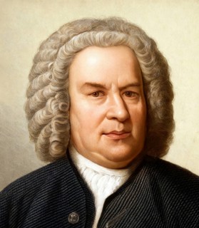 Johann Sebastian Bach, 1685 - 1750, German composer, digitally edited