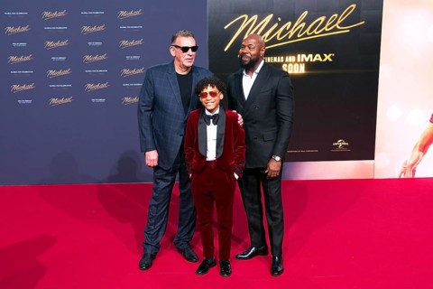 Graham King, Juliano Valdi and Antoine Fuqua, MICHAEL, International Premiere and Global Fan