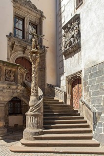 Old Town Hall Staircase, Untermarkt, Görlitz, Goerlitz, Germany