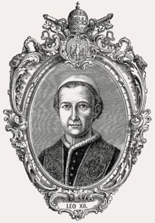 Pope Leo XII, pope from 28 September 1823 to his death in 1829