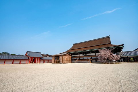 Dantei Southern Garden and Shishinden State Ceremonies Hall, Kyoto Imperial Palace, Kyoto, Japan