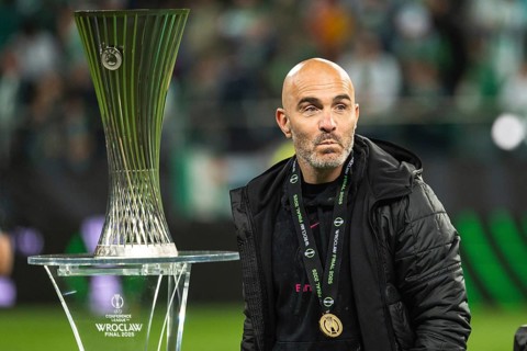 WROCLAW, POLAND - MAY 28, 2025: UEFA Conference League Final Football match Real Betis - Chelsea