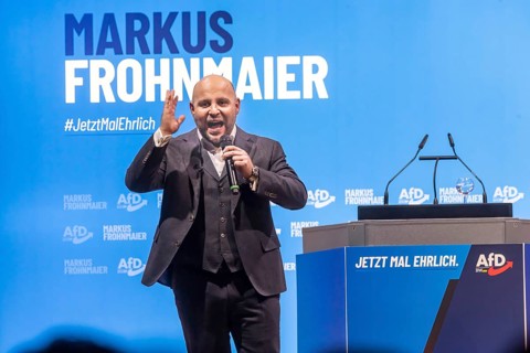 Markus Frohnmaier, MdB. Leading candidate for the post of Minister-President in Baden-Württemberg.